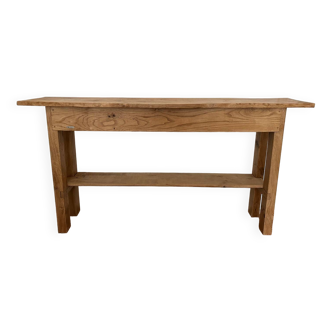Solid wood console