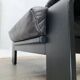 Fauteuil lounge brutaliste allemand postmoderne par Rolf Benz pour Musterring, années 1990