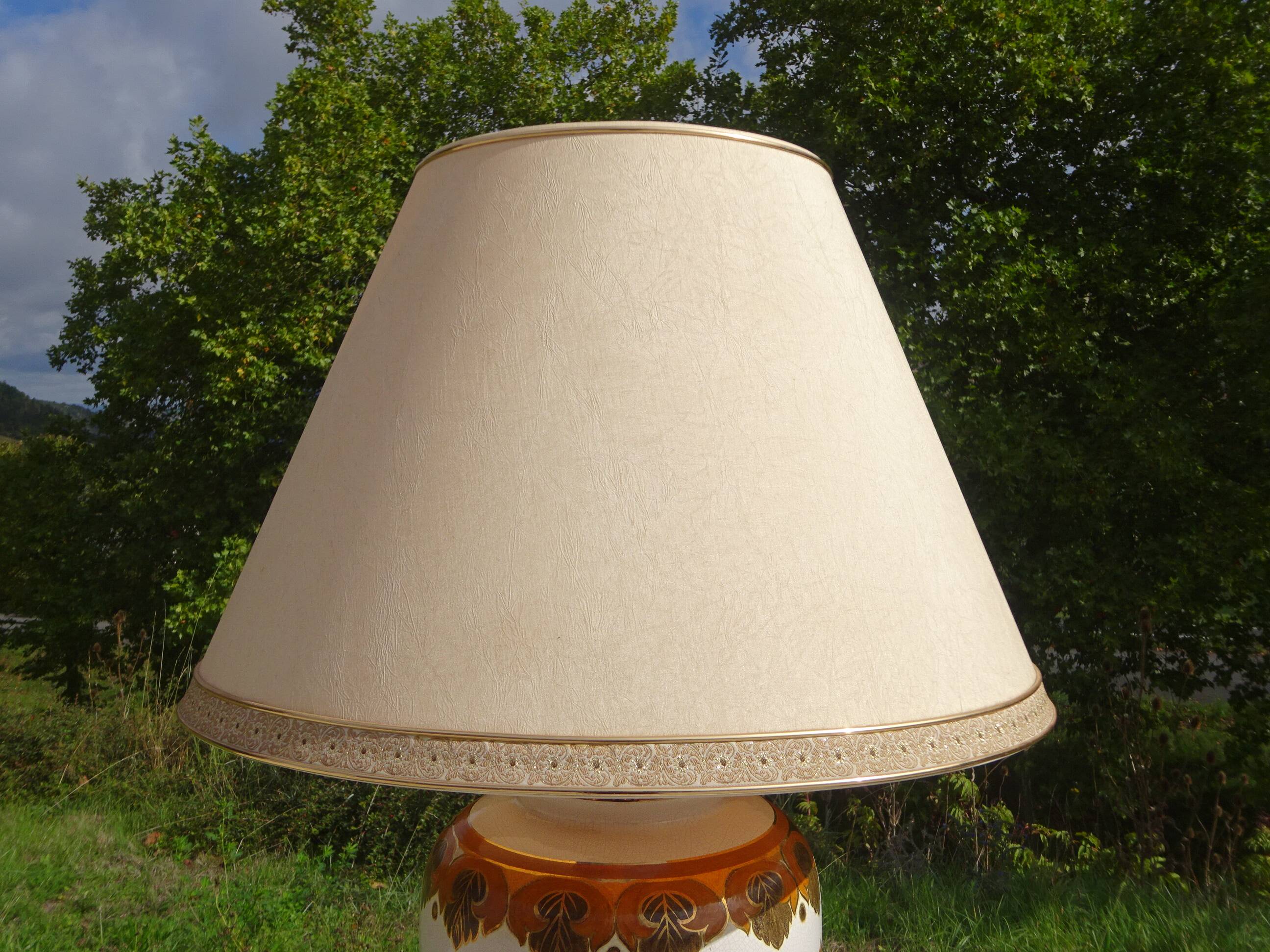 Large Louis Drimmer floor lamp, 74 cm in height.