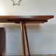 Vintage Scandinavian desk with a floating top and splayed legs - 1960.