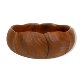 Handmade teak bowl