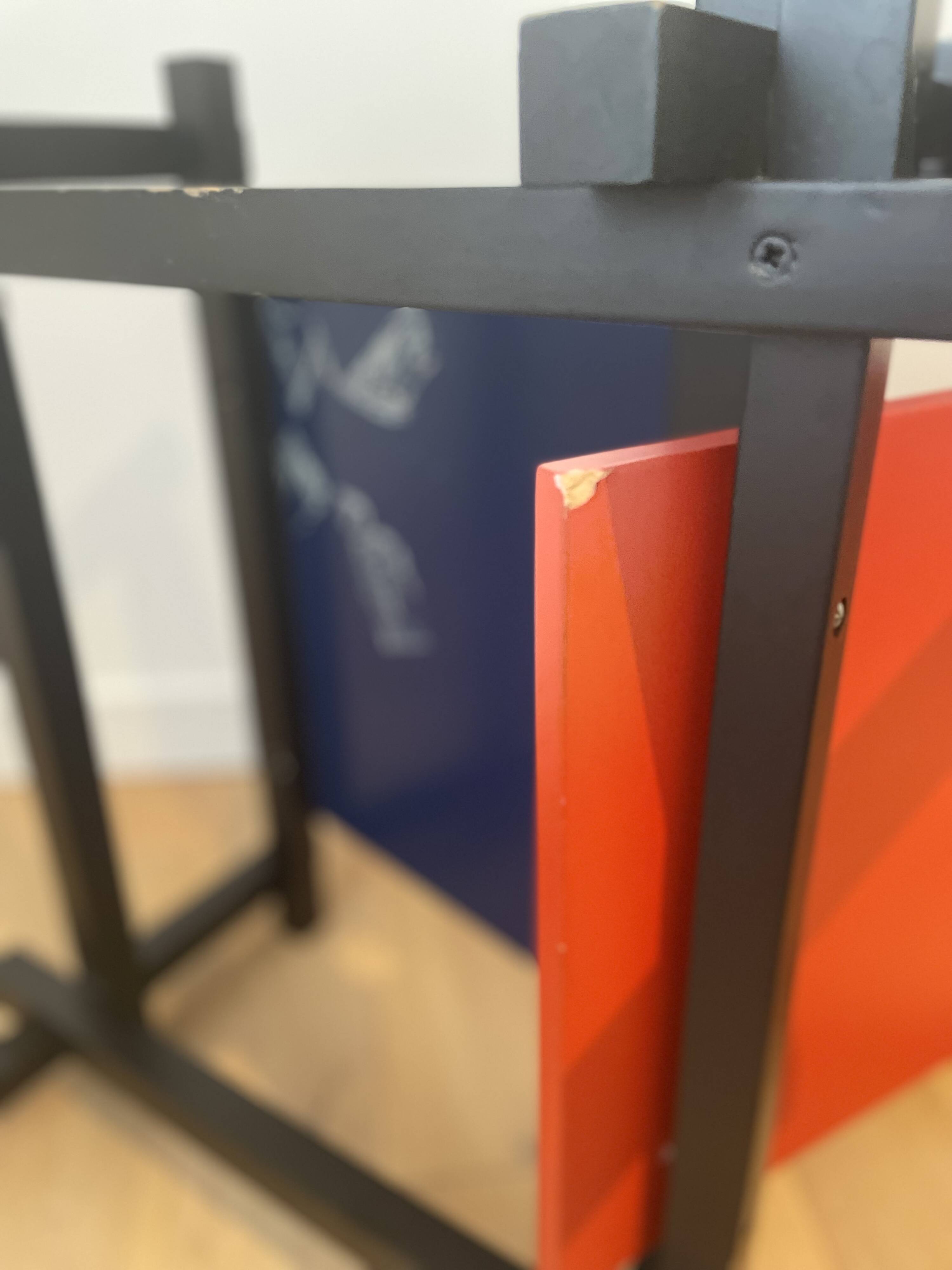 Gerrit T. Rietveld armchair red & blue