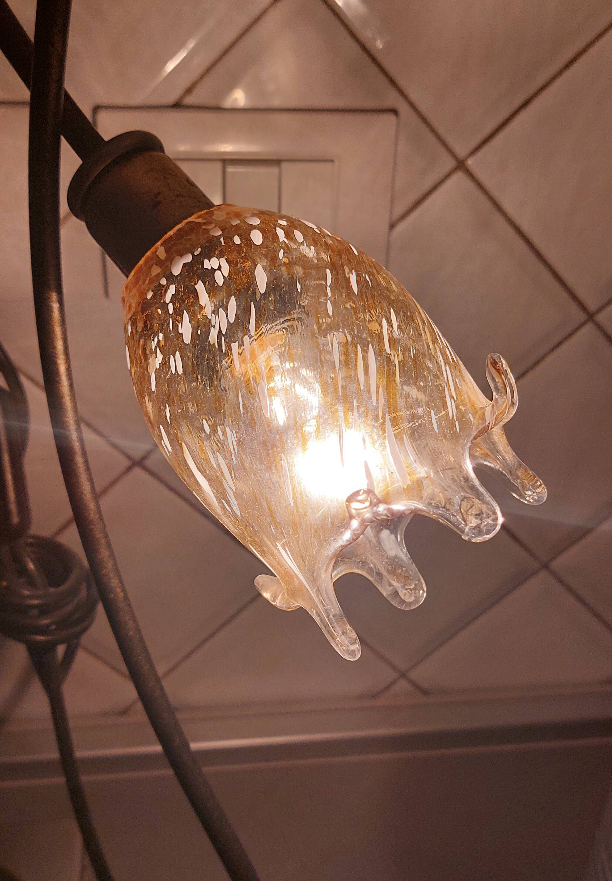 Lampes en verre Murano