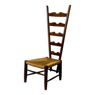 Highback Side Fireside Chair by Gio Ponti for Casa E Giardino, Italy,