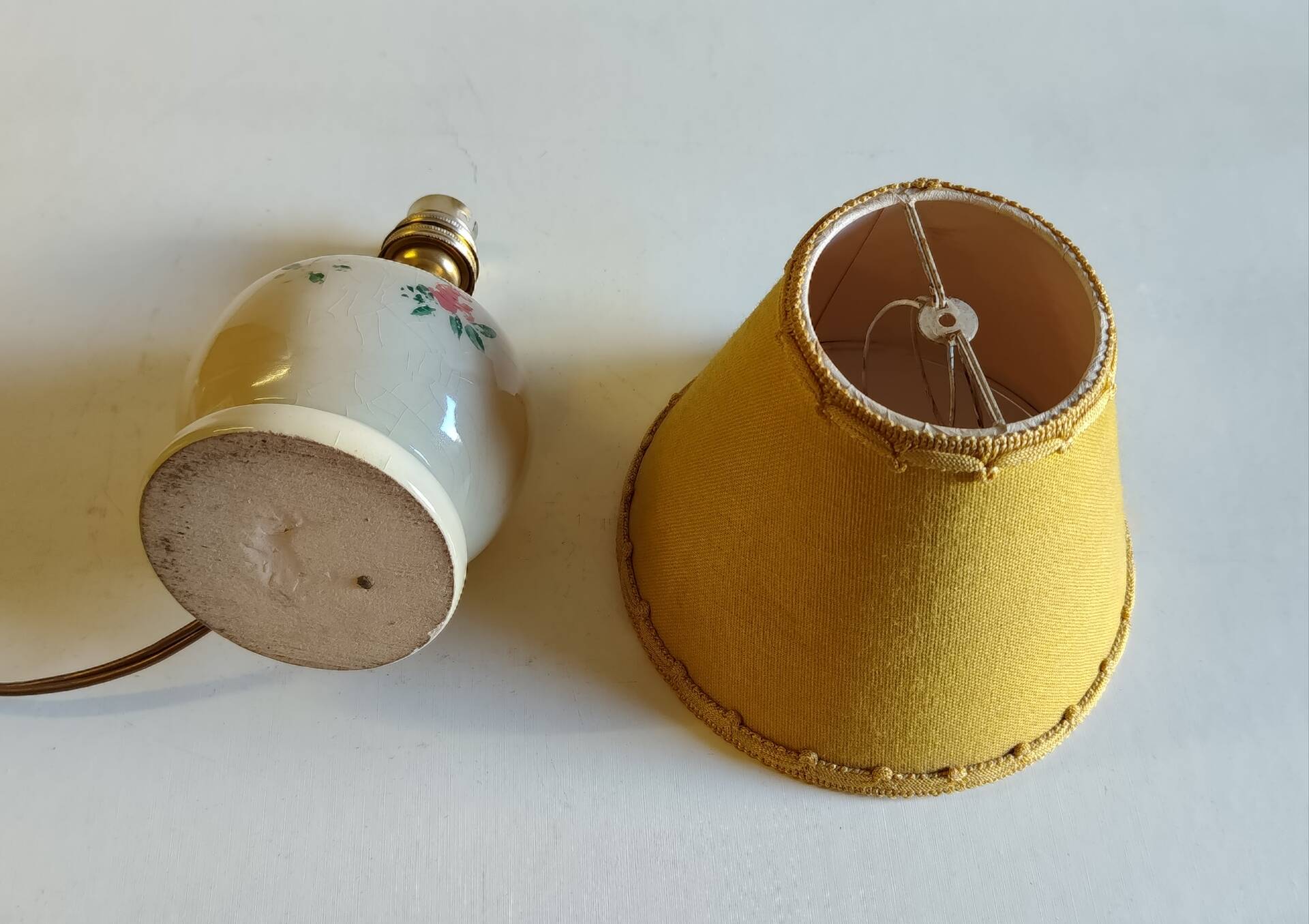 Vintage ceramic table lamp - 1950s/60s