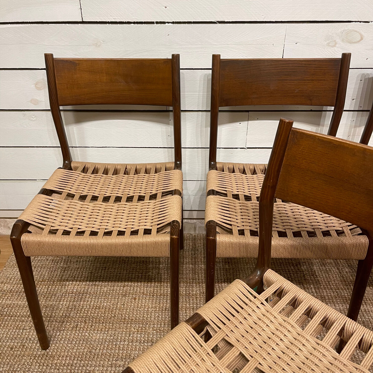 Series of 4 chairs Havana 1960