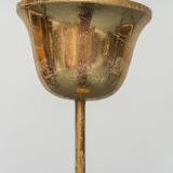 Lampadaire en laiton en forme de fleur des années 70 vintage modernariato