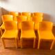 Neuf chaises 4875 de Carlo Bartoli pour Kartell