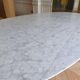 Saarinen Dining Table - Oval Statuarietto Marble KNOLL Eero Saarinen