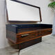 Midcentury vanity dressing table vintage design make-up table 1970s