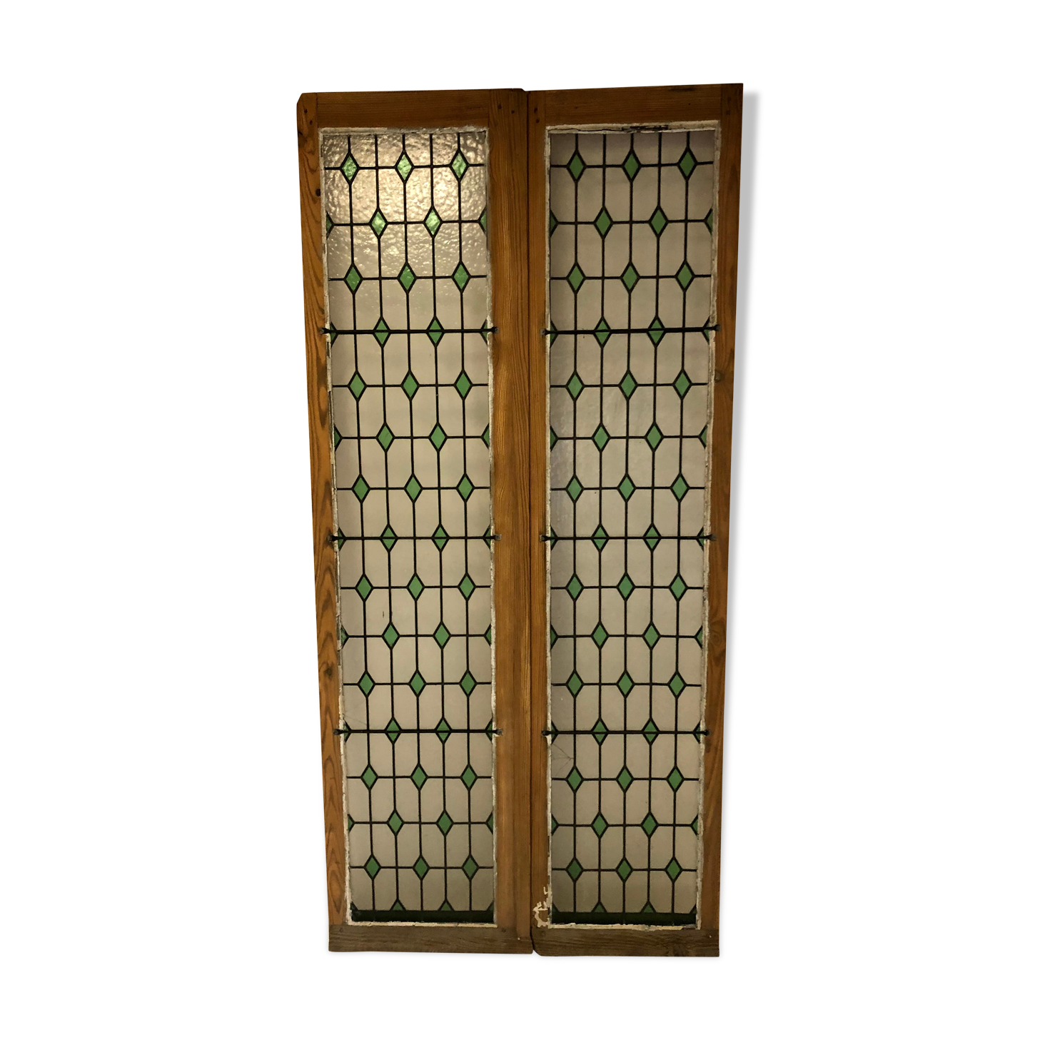 Stained glass doors