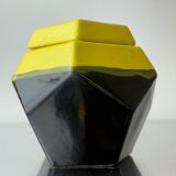 German 1970s geometric cigarette box in ceramic