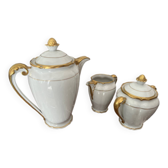 Limoges porcelain pot and jug coffee maker