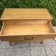 Commode vintage 4 tiroirs chêne clair 1960