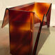 Revised door or document holder in smoked plexiglass from the 1970s