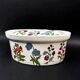 Oval terrine, Paris porcelain, Herbier model