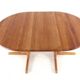 Round 2x Extendable Dining Table "Tjórn" - danish design in teak