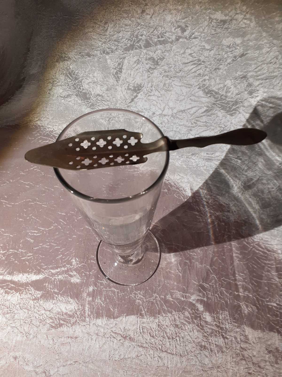 Absinthe glass with spoon