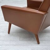 1970s, Danish highback armchair by Vejen Polstermøbelfabrik, original.