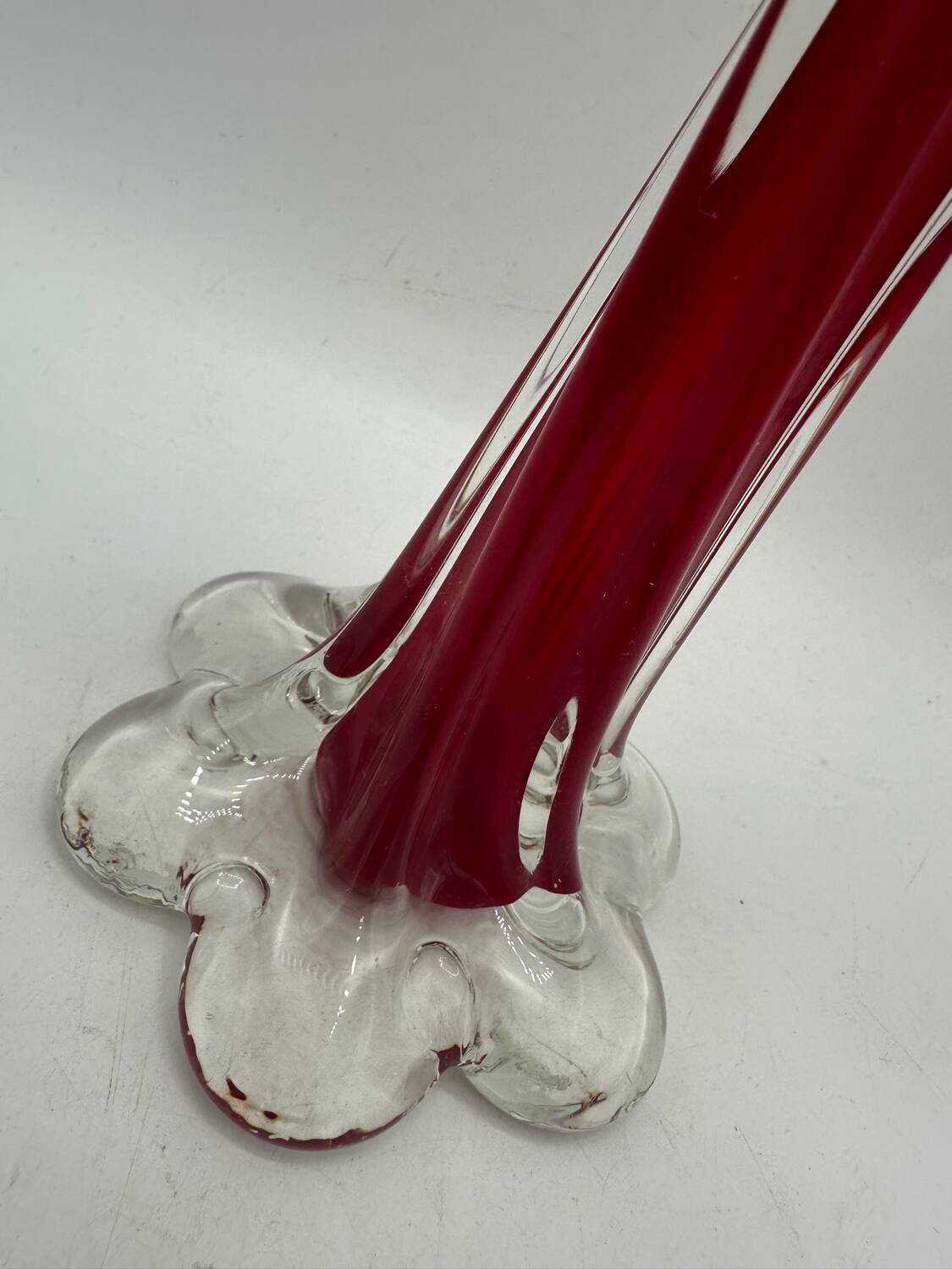 Blown glass vase