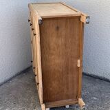 Parisian art deco chest of drawers raw wood