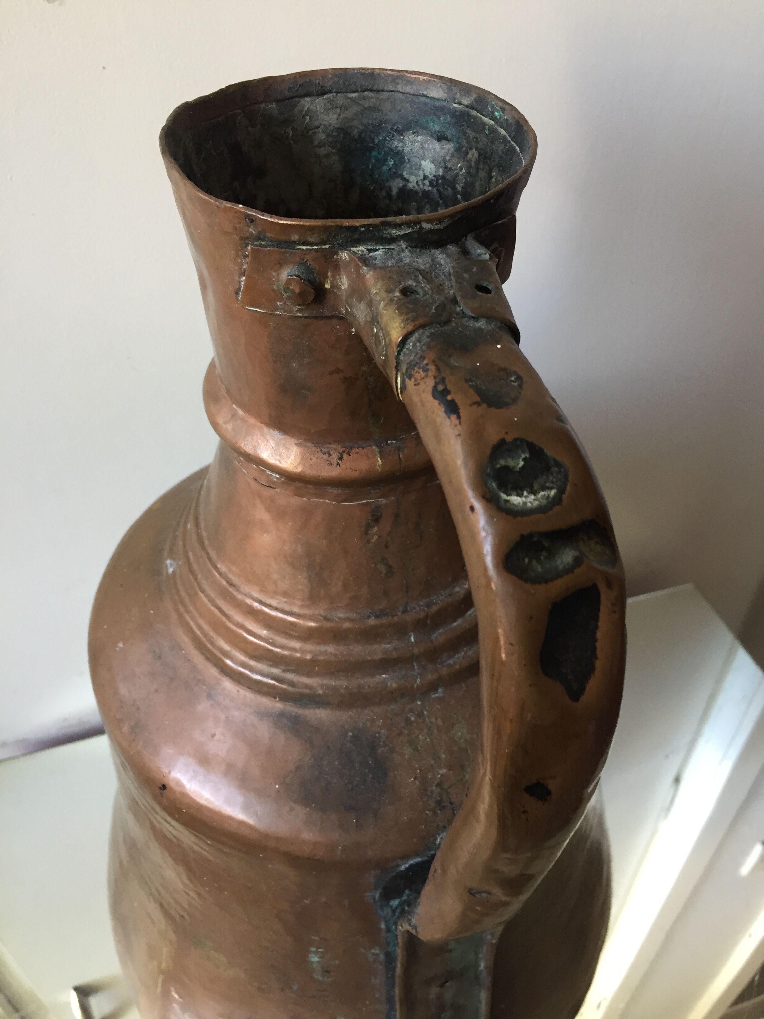 Islamit art ottoman copper ewer