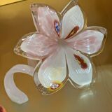 Murano Glass Flower Candle Holder