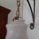 Suspension laiton opaline rose