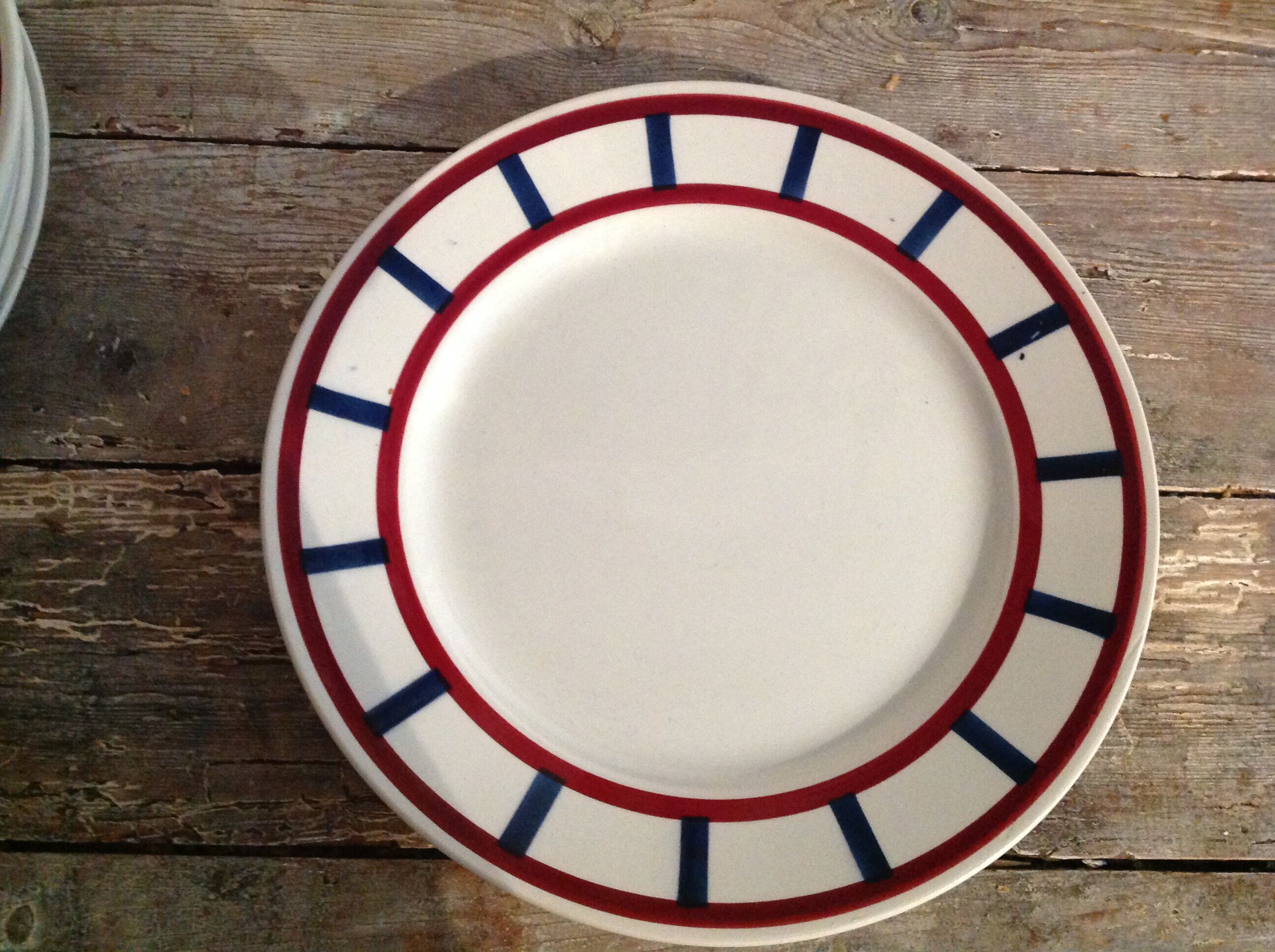 Series of 10 dessert plates