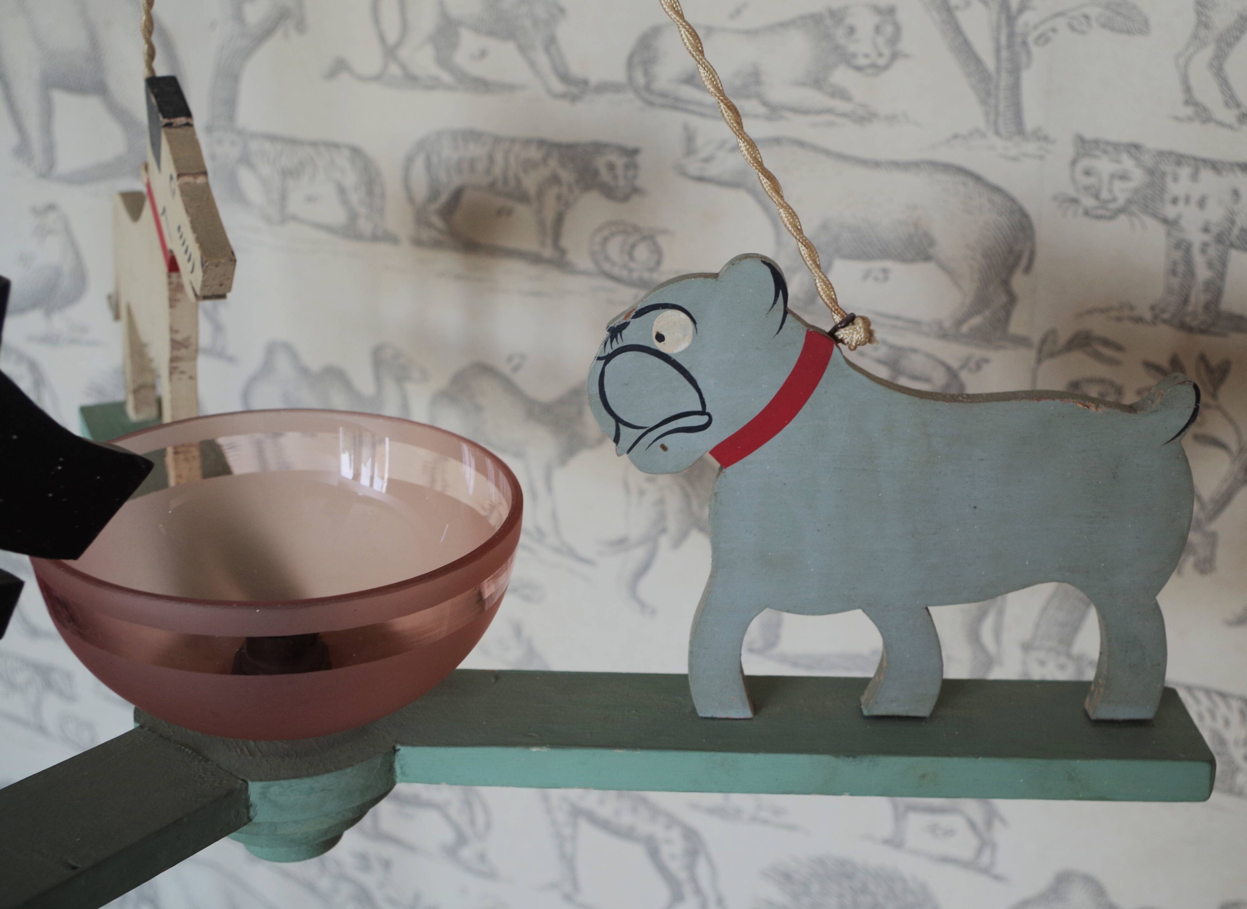 Art Deco suspension for children's bedroom