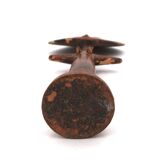 Ashanti Akuaba African Art Statue from Ghana, wooden, 1980s.