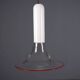Suspension Leucos Samanta, design vintage Roberto Pamio, verre de Murano, années 1970
