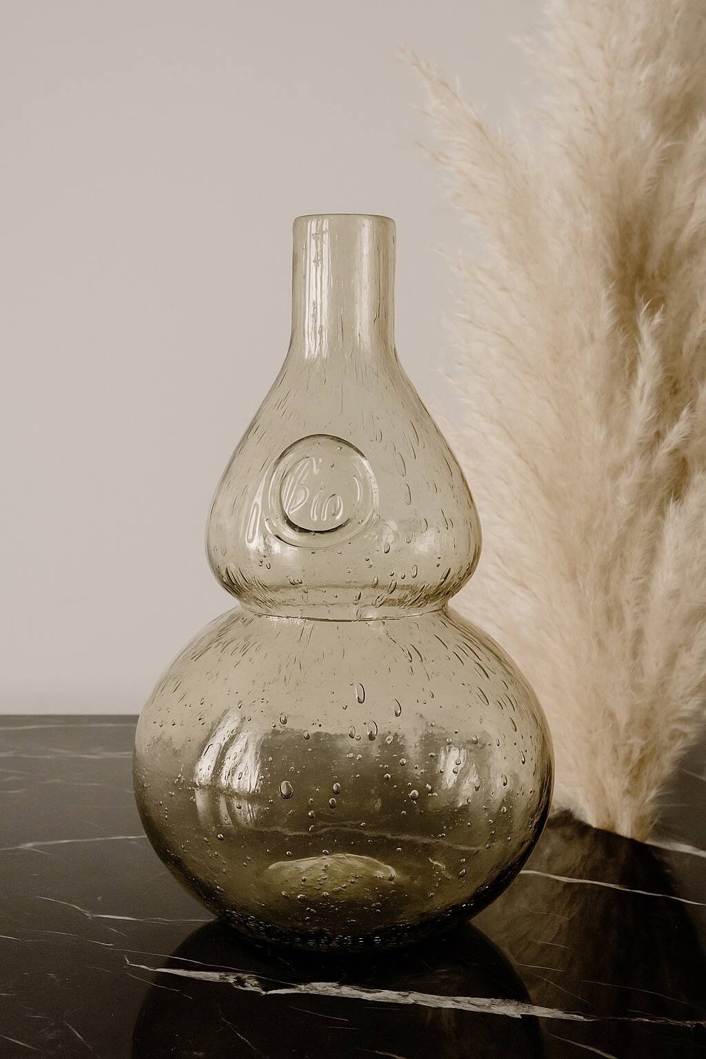 Vase Biot verre bullé