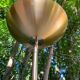 Vintage halogen floor lamp in gold SCE France