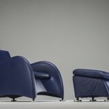 Set of Loge Lounge Chair & Ottoman by Gerard Van Den Berg for Montis, 1990s