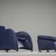 Set of Loge Lounge Chair & Ottoman by Gerard Van Den Berg for Montis, 1990s
