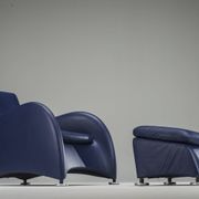 Set of Loge Lounge Chair & Ottoman by Gerard Van Den Berg for Montis, 1990s