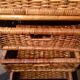 Meuble en rotin 6 paniers