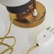 Glass desk lamps, 1950s, set of 2