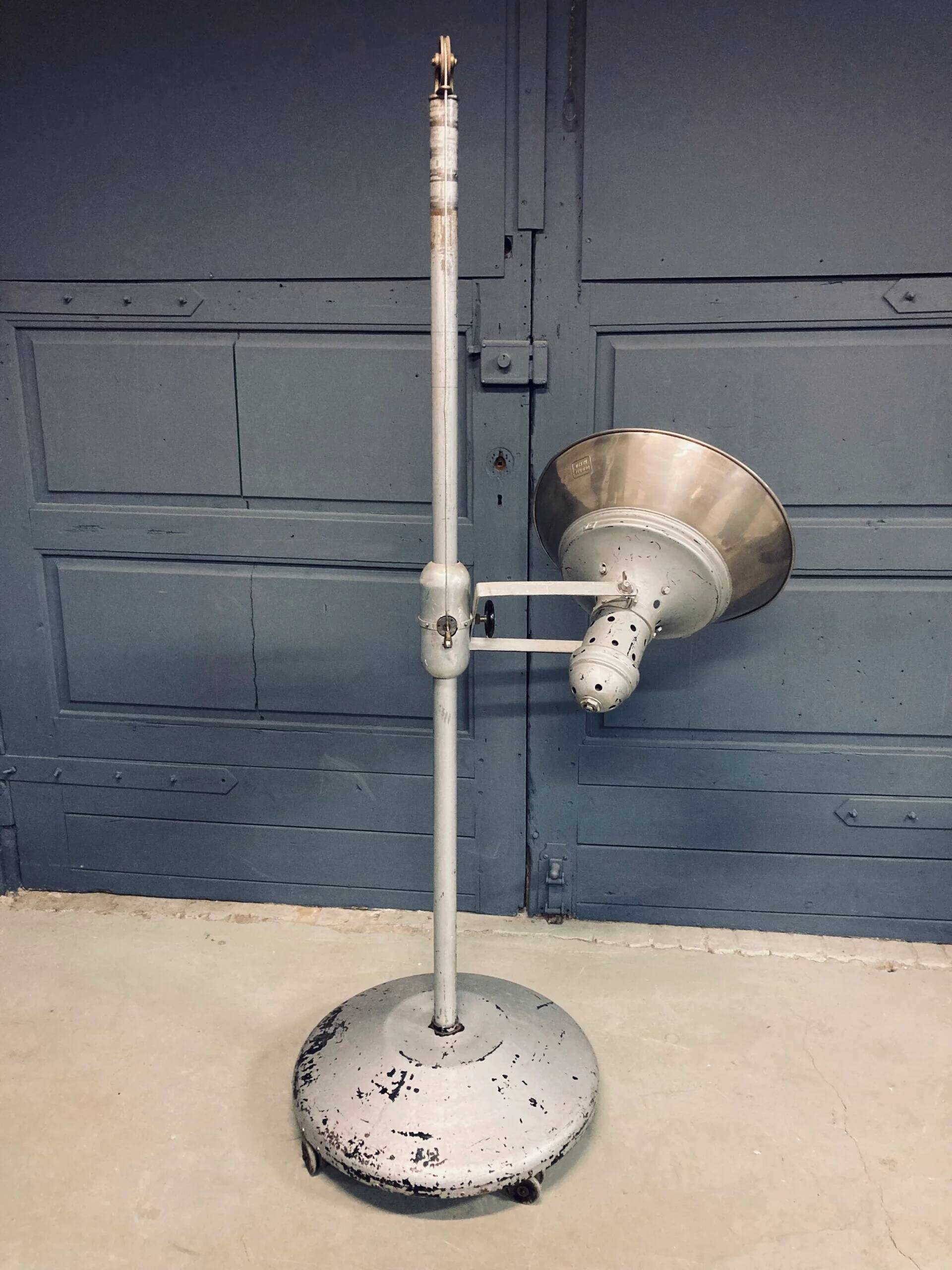 Industrial Hanau floor lamp 1950s