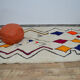 Handmade moroccan berber carpet 255 x 156 cm