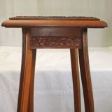 Sellette bois guéridon console 110 cm meuble porte plante statue sculpture