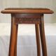 Wooden side table, pedestal console, 110 cm, plant stand, statue, sculpture