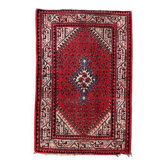 Tapis Seraband indien vintage des années 1960 103 cm x 156 cm - 1C1251