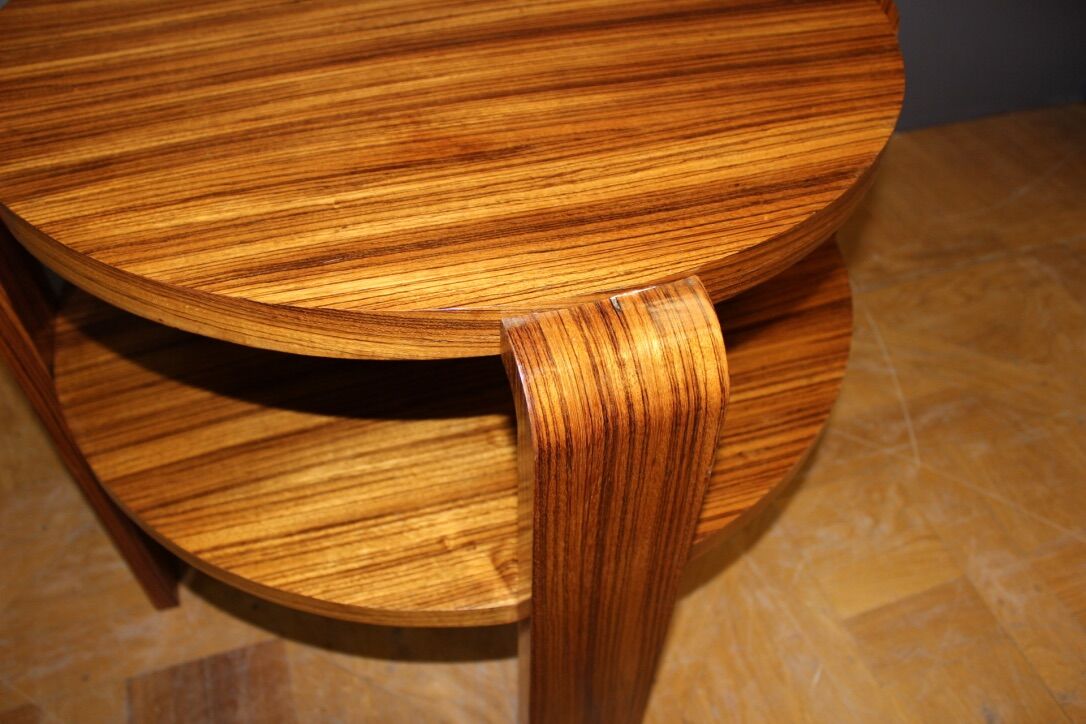 Gueridon art deco rosewood