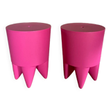 Set of two Bubu Starck stools