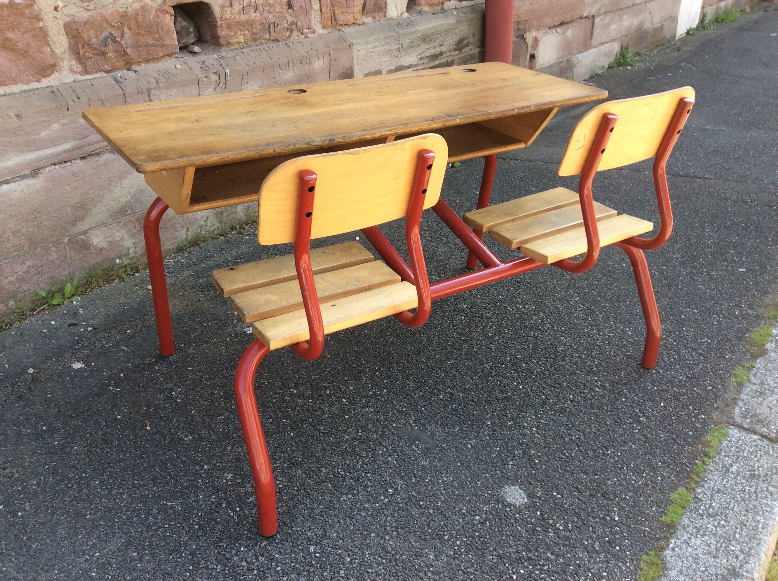 School desk vintage
