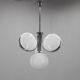 1930s Rare Art Deco Glass Chandelier, Czechoslovakia