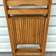 Paire de chaises pliantes en bois massif