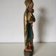 large statue of the Virgin and Child in painted plaster